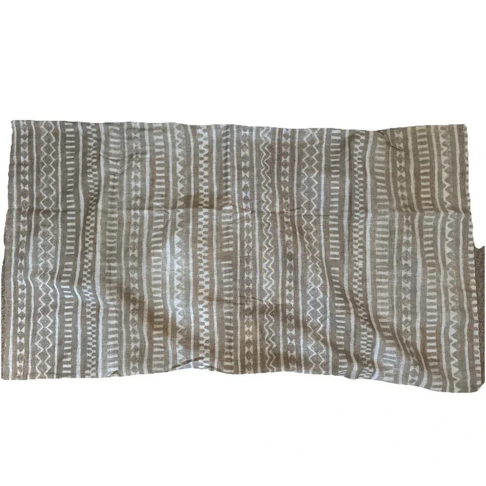 POTTERY BARN Shorewood Printed Mudcloth Shams-King-NWOT